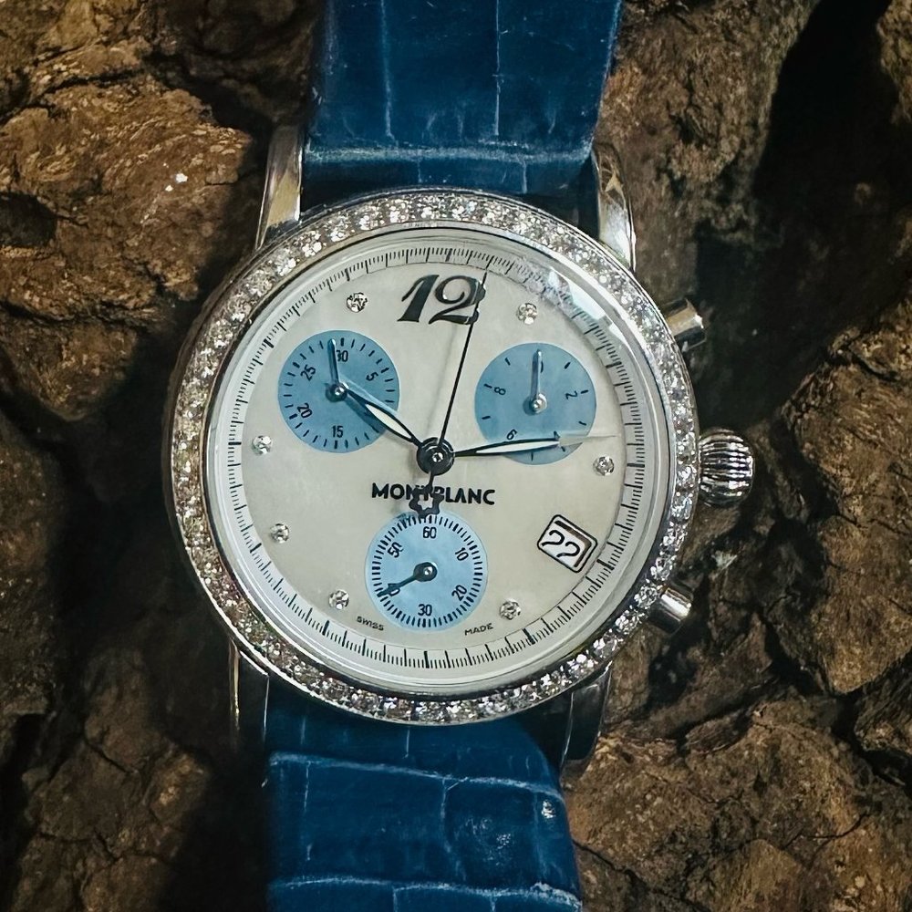 Mont Blanc Star, Ref 7039, Ladies, Stainless Steel, Meisterstuck